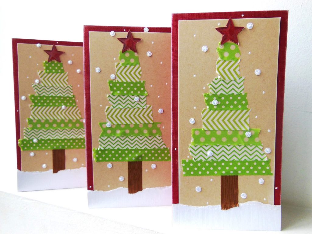 Christmas Colored Card Stock Paper, Red, Green & White 8.5 x 11 Cards