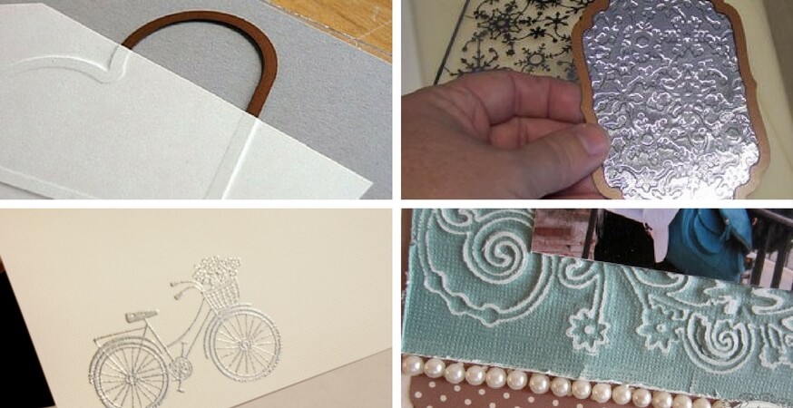 Creative ways using embossing ink