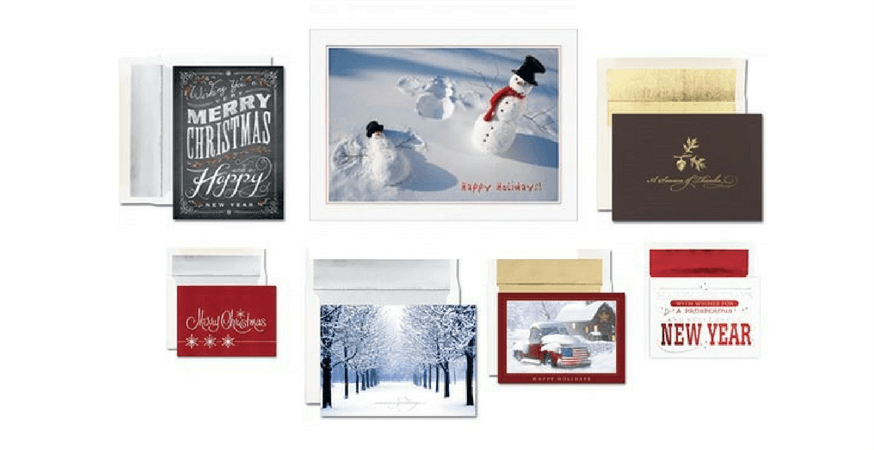 holiday card graphic design