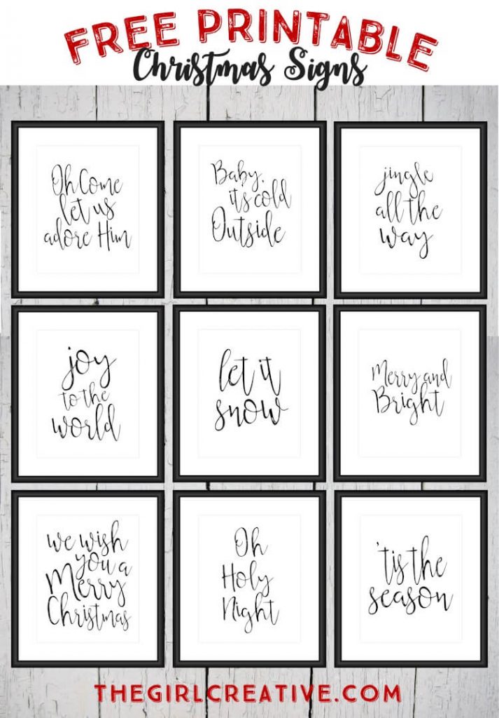 Have Yourself 25 Merry Little Printables: Last Minute Christmas Decor + Gift Tags - The Paper Mill Blog