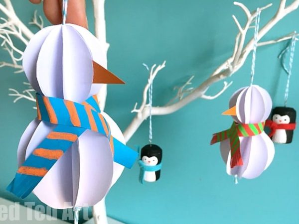 diy-paper-christmas-ornaments-8-3D-paper-snowman